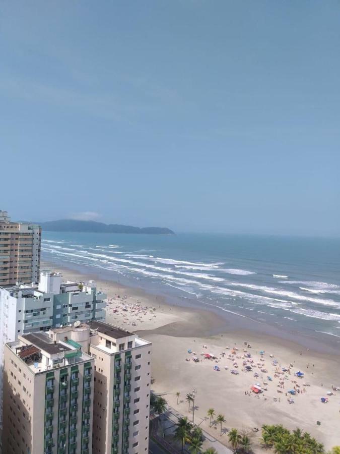 Apto Com Vista Para O Mar, 2 Vagas De Garagem E Churrasqueira Na Varanda Praia Grande  Eksteriør billede