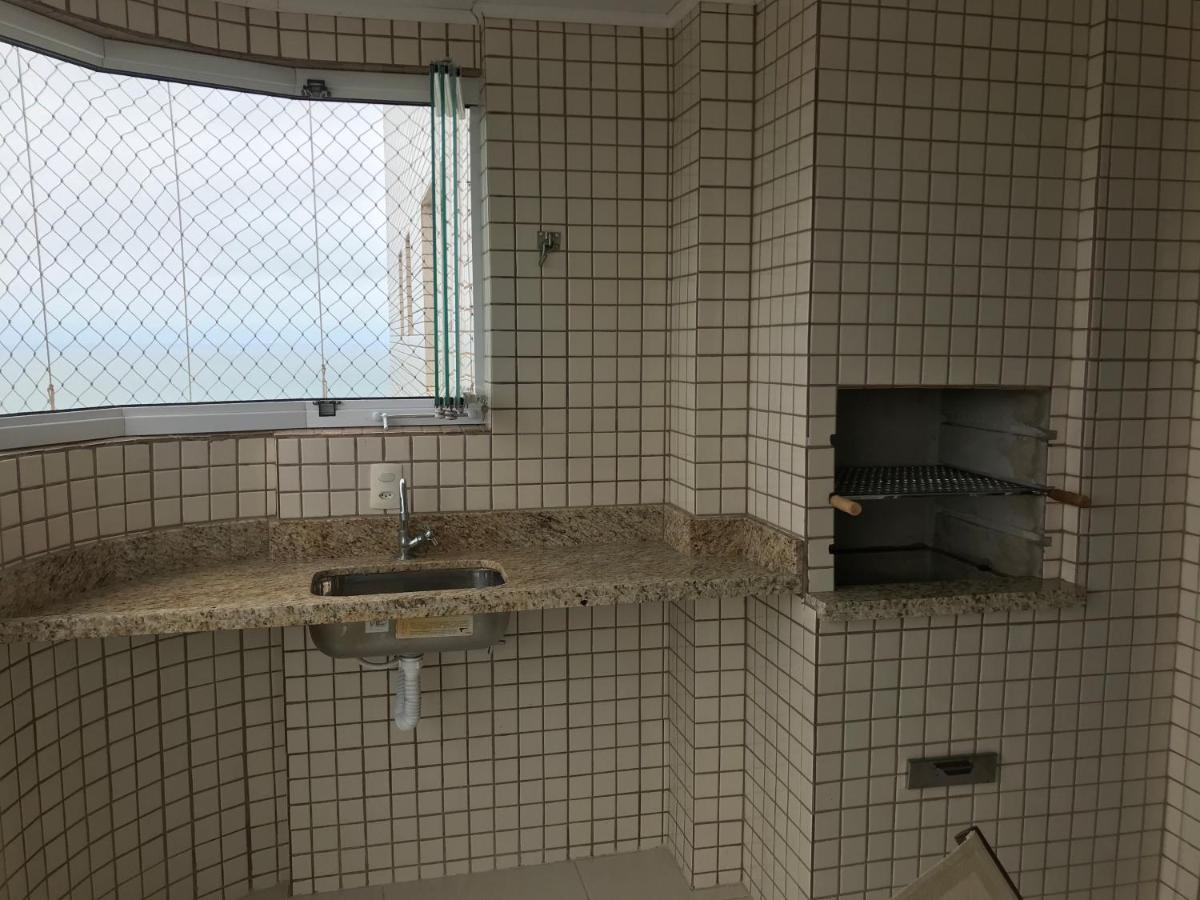 Apto Com Vista Para O Mar, 2 Vagas De Garagem E Churrasqueira Na Varanda Praia Grande  Eksteriør billede